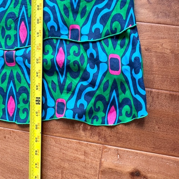 Escapada Geometric Tropical Print Sundress L - Picture 7 of 11